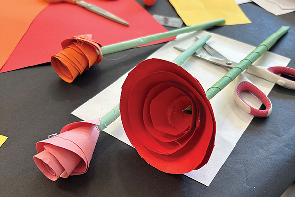 Paper Flower Sculptures 