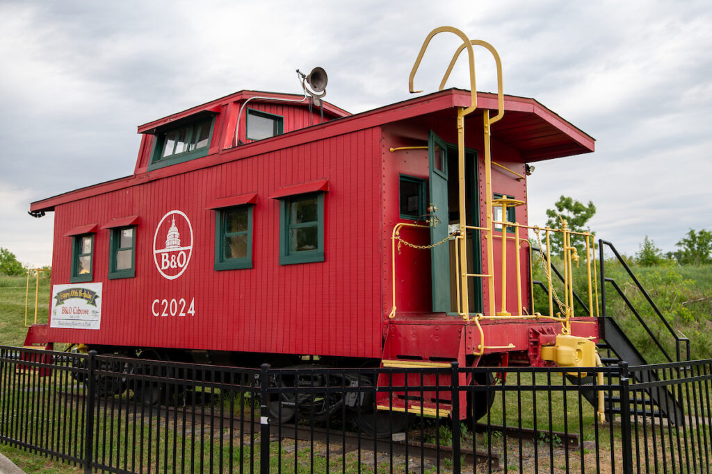 Haunted Caboose & Campfire